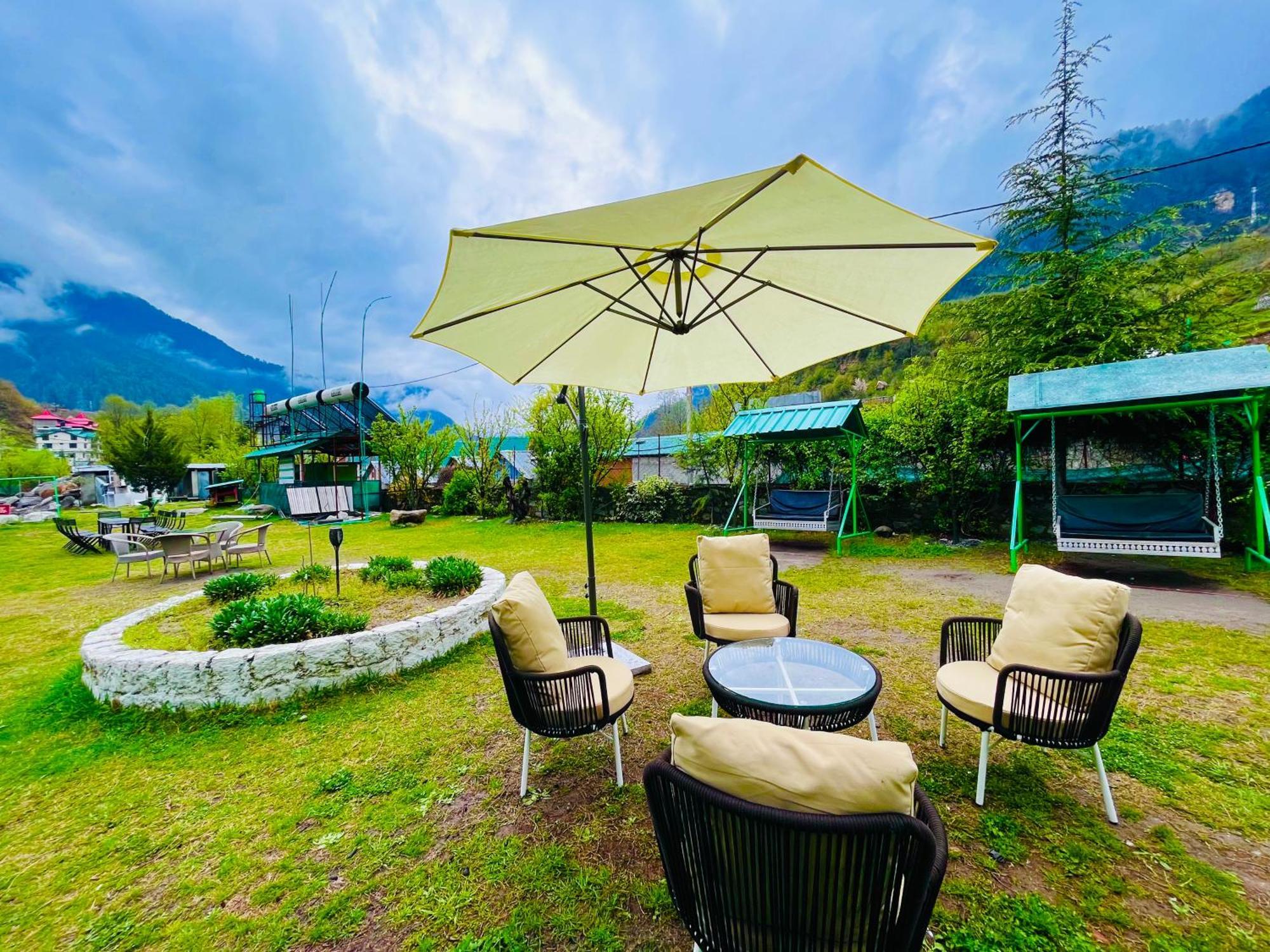 Himalayan Riverside Swiss Cottage Tents, Manali ภายนอก รูปภาพ