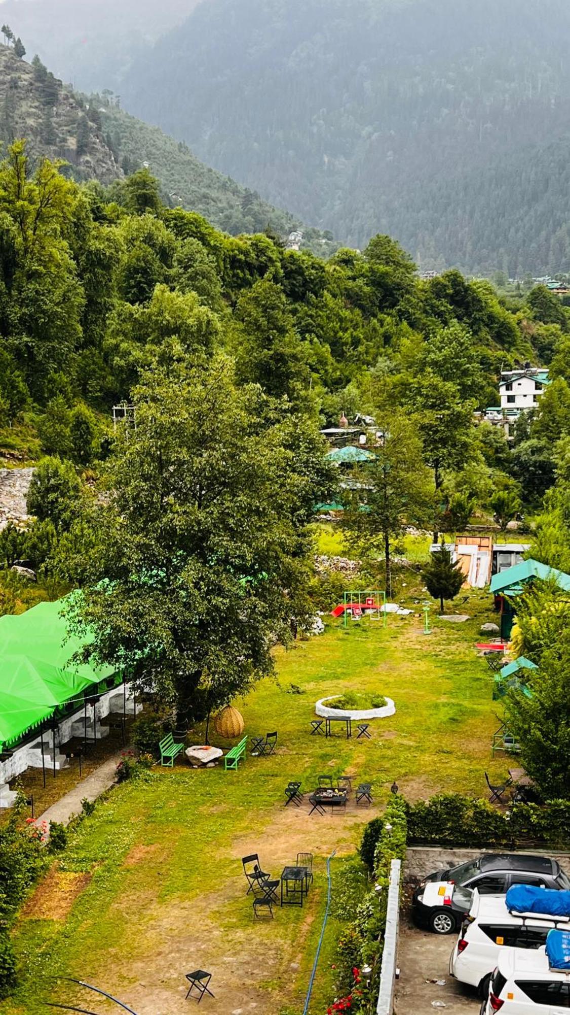Himalayan Riverside Swiss Cottage Tents, Manali ภายนอก รูปภาพ
