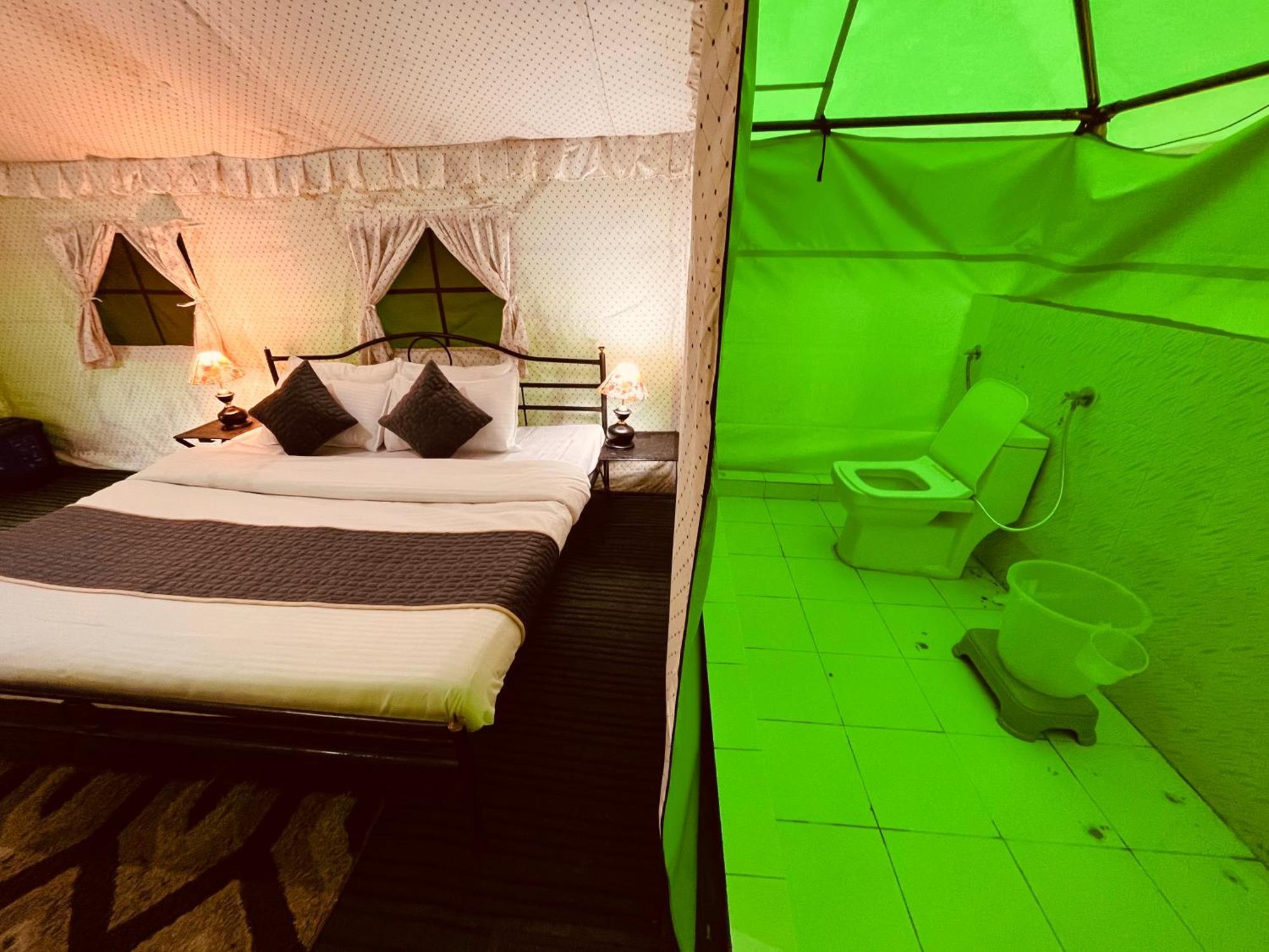 Himalayan Riverside Swiss Cottage Tents, Manali ภายนอก รูปภาพ